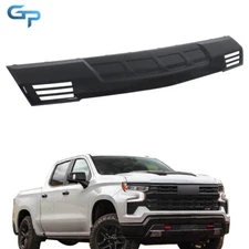 For Silverado 1500 2022-2023 Front Bumper Lower Valance Skid Plate Gloss Black