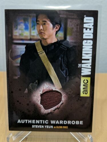 Cryptozoic Walking Dead Season 4 Wardrobe Relic - M44 Steven Yeun as Glenn - Picture 1 of 1