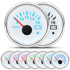 52mm Volt Meter Voltmeter Voltage Gauge 8-16v 7 Colors Backlight For Car Boat 52mm Volt Meter Voltmeter Voltage Gauge 8-16v 7 Colors Backlight For Car Boat