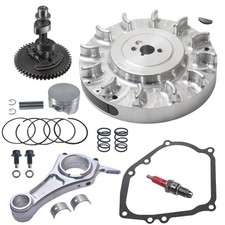 Aluminium Flywheel  Billet Rod Piston Combo FOR 212CC PREDATOR HEMI Spring