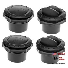 Round Louvered Dashboard Air Vent AC Deflector Outlet Side Roof Vent, 4 Pack