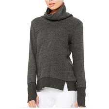 Alo Yoga Haze Turtleneck Funnel Neck Sweatshirt Medium
