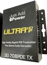 Just Add Power 3G 708POE TX Transmitter with Stereo Audio Extraction