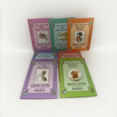 Beatrix Potter The Tale Of Peter Rabbit & Friends Books, Set Of 7 Books