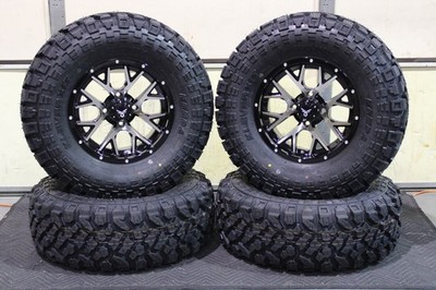 BRUTE FORCE 750 28'' KLEVER X/T RADIAL ATV TIRE 14'' BARBWIRE M/B WHEEL KIT IRS1CA
