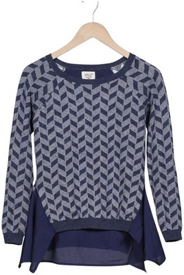 Khujo Pullover Damen Strickpullover Strick Oberteil Gr. S Marineblau #ktj2oho