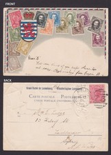AUSTRALIA VICTORIA 1905, Luxembourg postcard Melbourne to Sydney