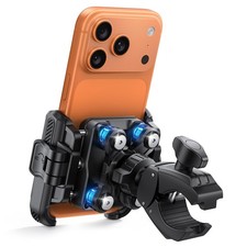 Motorcycle Phone Mount Black Bike Phone Holder with Vibration Dampener