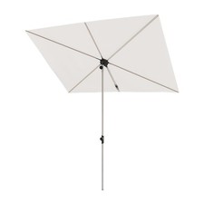 Balcony Umbrella, JENA 6x4 FT Outdoor Umbrella, Rectangular Flat Canopy Versa...