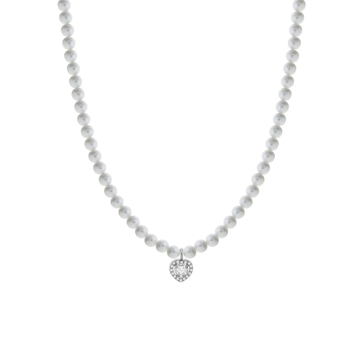 LIU JO Luxury Womens Necklace LJ2577 Stainless Steel Pearls