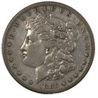1885-S XF+ Morgan Silver Dollar $1 Extremely Fine Cleaned San Francisco