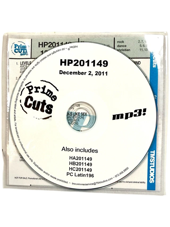 Taylor Swift Ours Prime Cuts Radio DJ Promo MP3 CD Dec 2 2011 Rare Collectible Foto 3 de 3