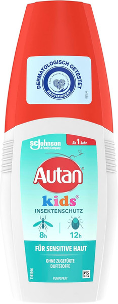 Autan Kids Pumpspray, Effektiver Insektenschutz Gegen MüCken Und Zecken, MüCkens-image