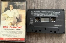 Neil Diamond - 12 Greatest Hits Volume 2 Cassette Tape VG C15