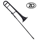 ZO TROMBONE (Matte Black)-High Quality Polycarbonate-w/Fiberglas Slide-w/Gig Bag