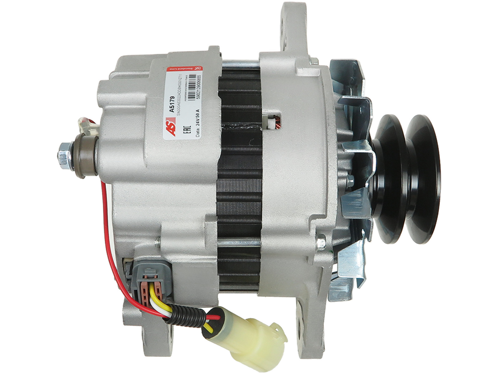 Brand New Alternator 24V 50A w/AP L214mm OD50mm PL_2004 Fits MITSUBISHI