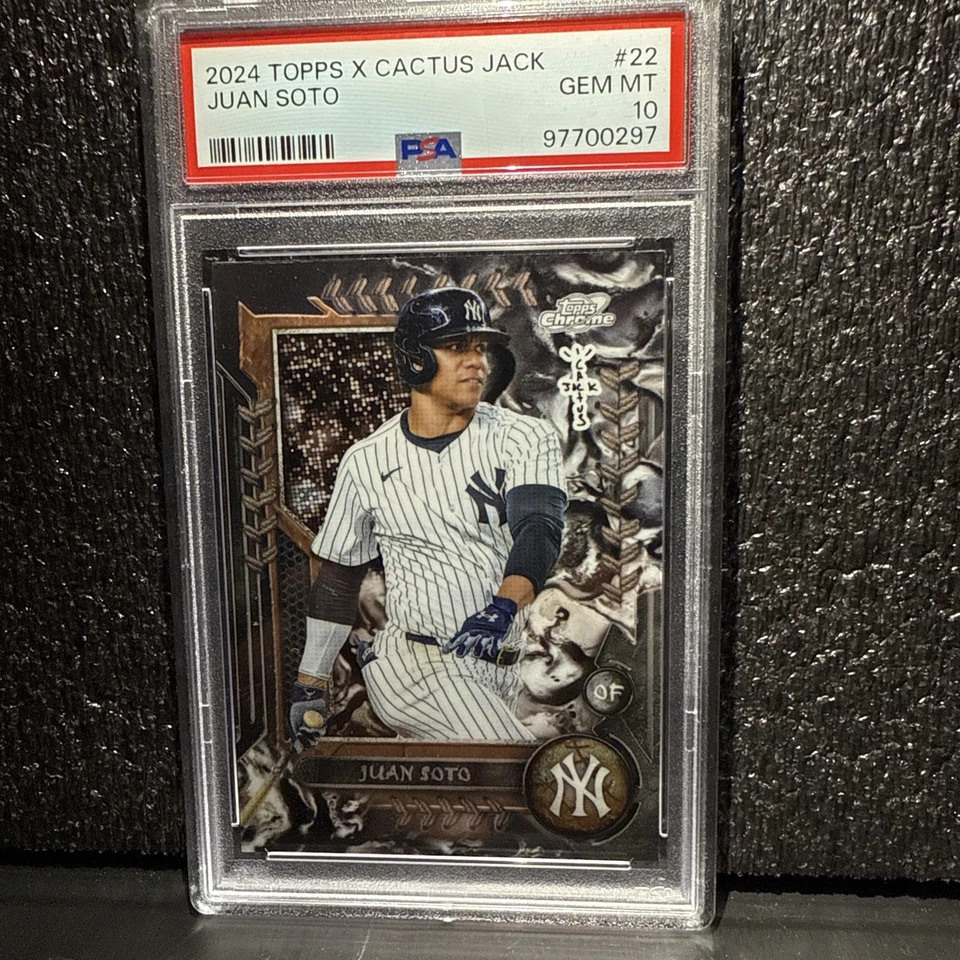 2024 Topps Cosmic Chrome x Cactus Jack - #22 Juan Soto PSA 10 - Image 4 of 4