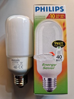 Philips EXTERIEUR OUTDOOR ! WW 827 9W E27 ES 220-240V 50-60Hz 10000h 400LM
