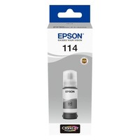 Epson 1LB 114 Ecotank Grey Ink Bottle C13T07B540 (8715946687339)