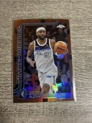 NICKEIL ALEXANDER WALKER 2025-26 TOPPS CHROME BASKETBALL REFRACTOR #193
