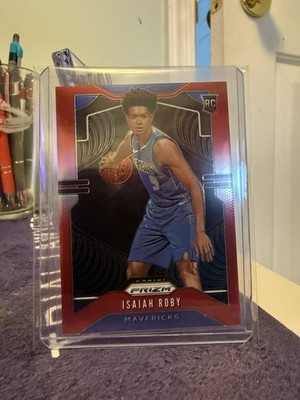 2019-20 Panini Prizm Rookie Red Prizm /299 Isaiah Roby #283 Rookie RC Mavs 1148
