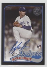 2024 Series 2 1989 Topps Baseball Black 112/199 Kyle Hurt #89BA-HUR Auto 13qg
