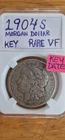 1904 -S Morgan Silver Dollar VF Beautiful Coin Slabbed