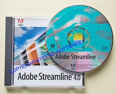 Adobe Streamline 4.0 Windows deutsch - CD+Seriennummer - MwSt.