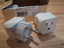 Ceptics Denmark Travel Adapter Power Plug - Type K 3 Pack CT-20