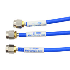 Lot of 3x Mini-Circuits 141-12SM+ Hand-Flex Interconnect, 18GHz, 12", SMA
