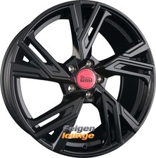 4x MAM MAM RS5 Black Painted (BP) 8x18 ET45 5x112 Alufelgen 18 Zoll