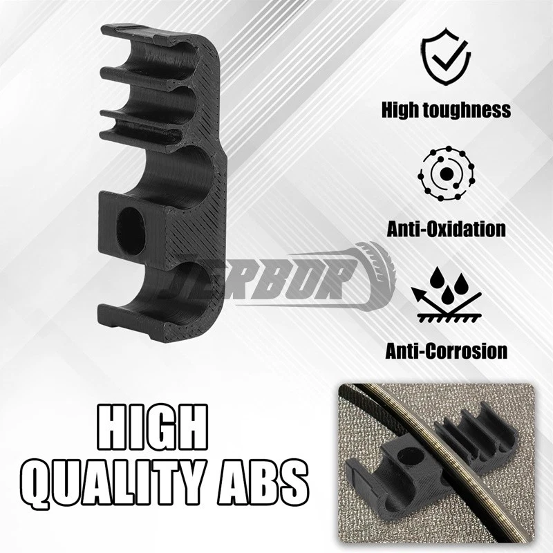 6x Replaces 1612177005 BMW E30 Brake Line Holder Fuel Pipe Bracket Plastic Mount - Image 4 of 4