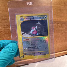 Nintendo Pokemon TCG Porygon2 28/147 Aquapolis Holo English 2002 Stage 1