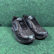 Nike Air Max 720 Shoes Youth 5Y Black Teal Running AQ3196-003 Air Cushion