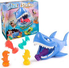, Shark Strike, Bowling Game with Wind-Up Jaw-Chomping Action, Easy Activity Toy