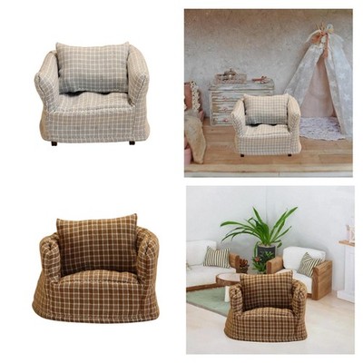 Puppensofa Sofasofa Puppenmöbel Haus 1:12 Stuhl für