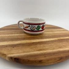 Vintage Houston Harvest Homemade Soup Mug Cup With Vegetable PrintReplacement
