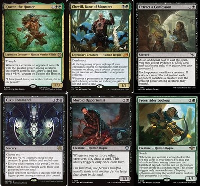 Kraven the Hunter Commander Deck  - 100 Cards  - Chevill - Spider-Man - MTG