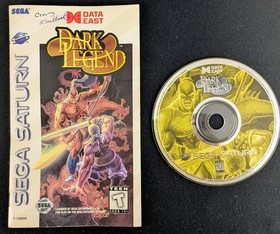 Dark Legend Data East Sega Saturn CIB w/ MANUAL