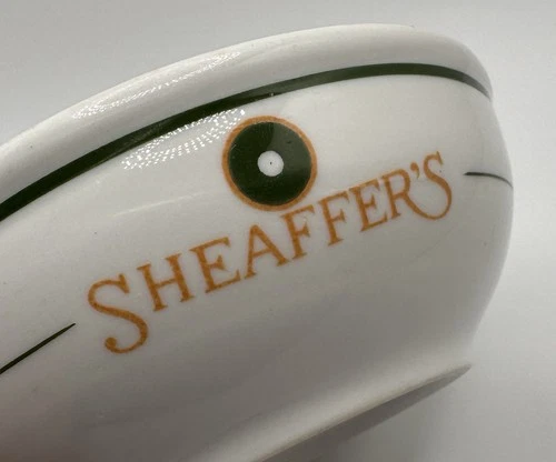 Sheaffer's Fountain Pen Counter Top Advertising Display Bowl Fort Madison Iowa