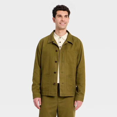#ad Houston White Men Chore Jacket $21.99
