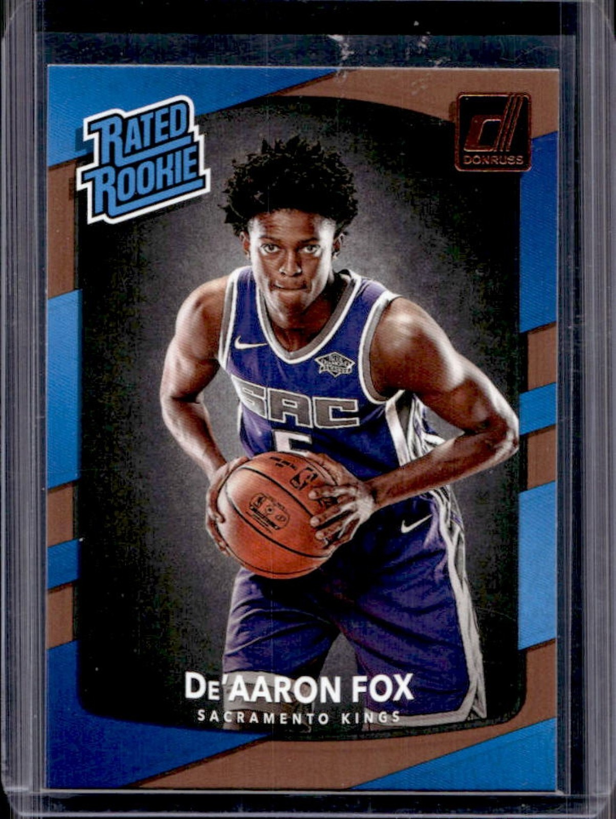 2017-18 Panini Donruss De Aaron Fox RC Rookie #196 Kings