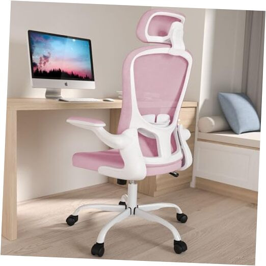 High Back Ergonomic Mesh Office Chair with Lumbar Support-image