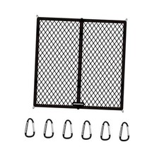Highly Elastic Cargo Net with Hook - 4'x4" Stretches to 8'x8'
