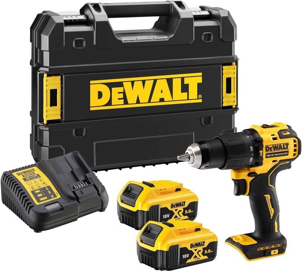 Dewalt DCD709P2T 2-Gang Akku Schlagbohrschrauber 18V Bohrschrauber 2X5Ah Koffer-image