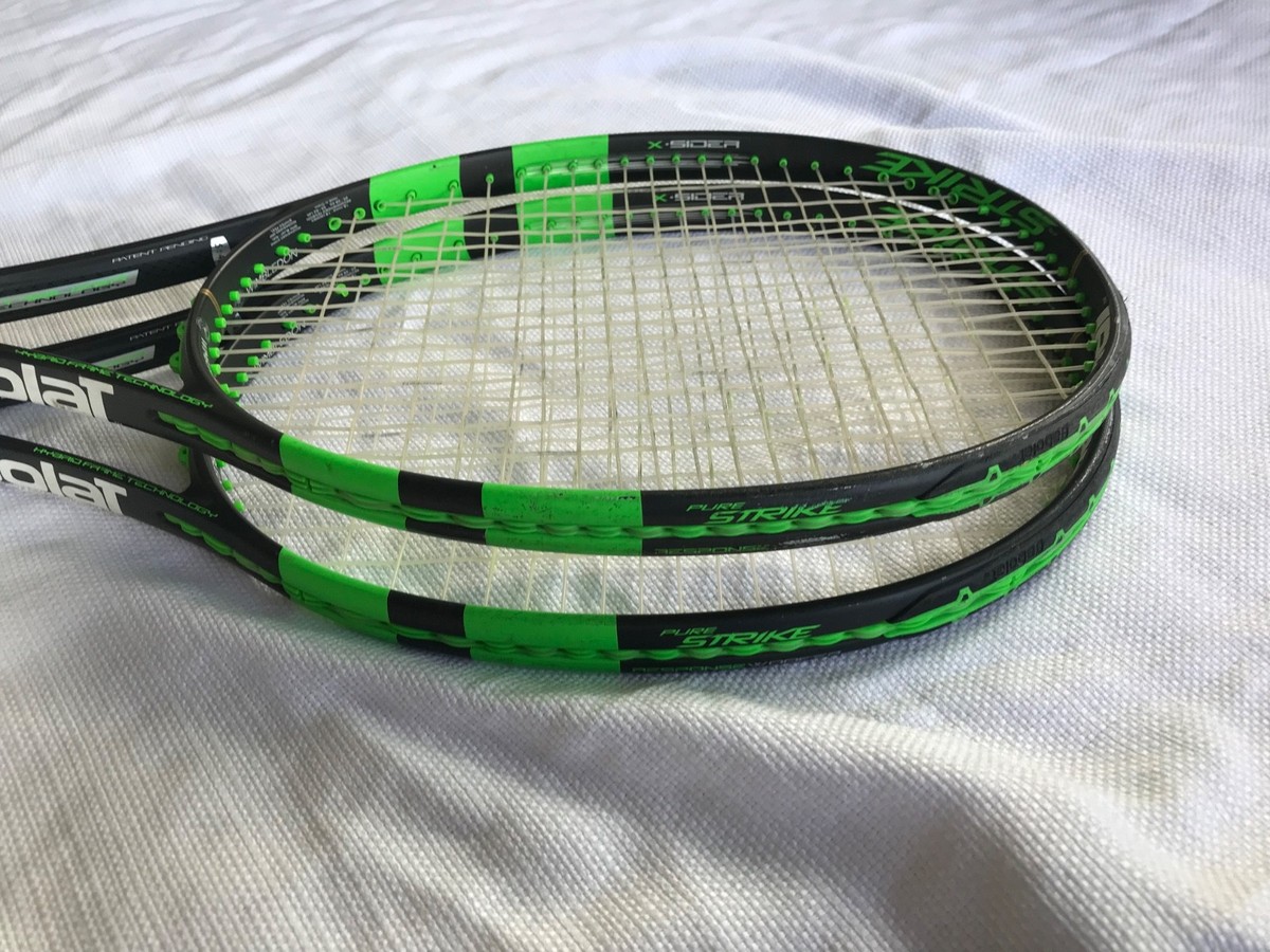 2 BABOLAT Pure Strike 98 16x19 Wimbledon Edition Tennis