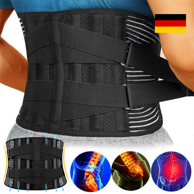 Rückenbandage Lendenwirbelstütze Gürtel Rückengurt Rückenschmerzen Herren Damen
