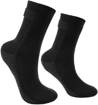 3mm Neoprensocken für Wassersport Damen und Herren rutschfest mit Klettverschlus