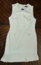 NWT  NEW Tommy Hilfiger Women’s Dress, Size 8. Seafoam green Pleated Work Dress