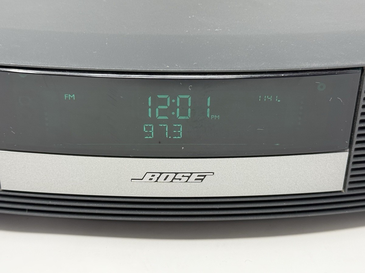 Bose Wave Radio II AM/FM Alarm Clock Radio AWR1B2 Black Original